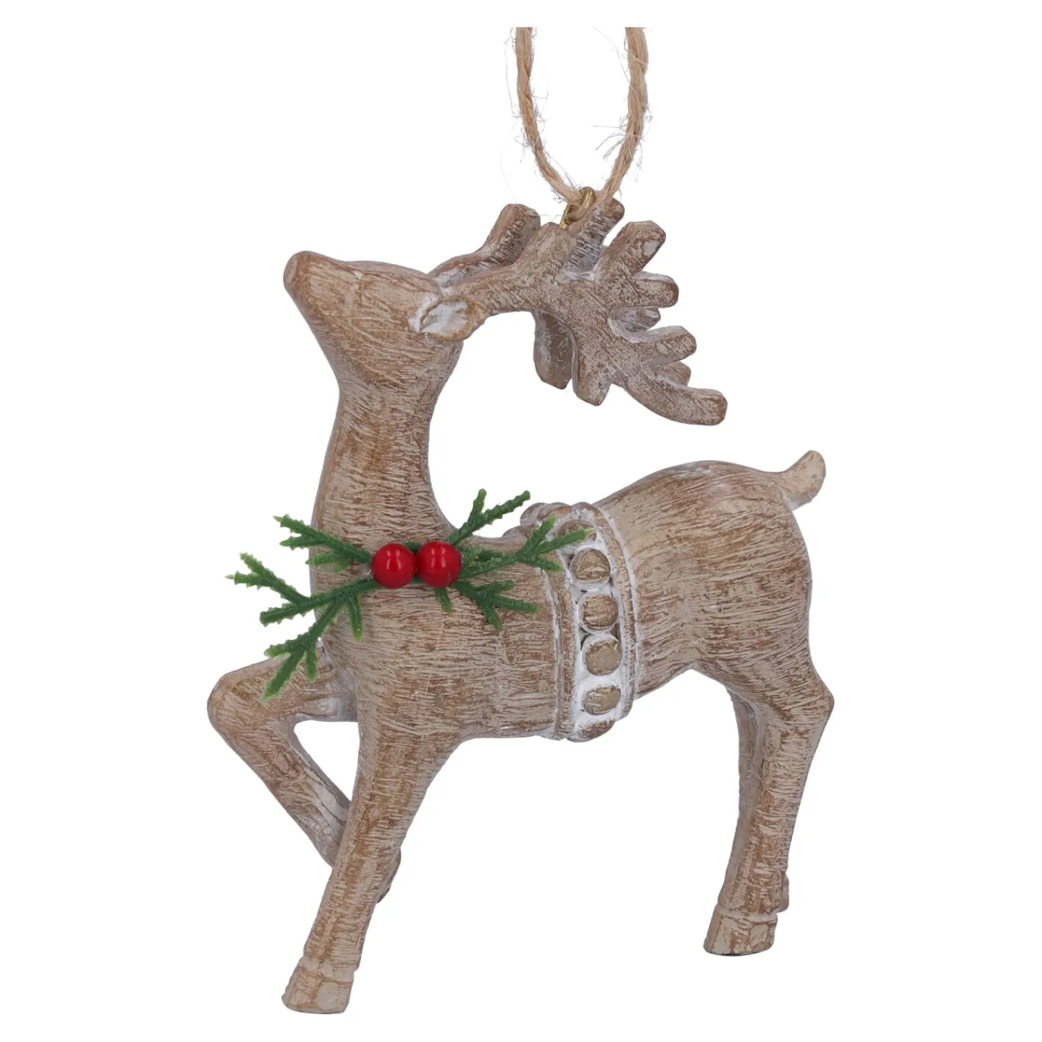 Baumschmuck Aus Kunstharz-Hirsch, stehend