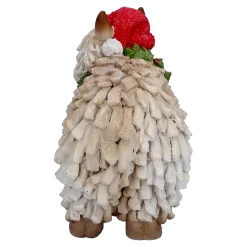 Standfiguren-Hochlandrind mit roter Mütze, Standfigur