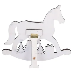 Standfiguren-Holzaufsteller Schaukelpferd