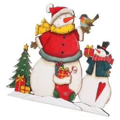 Standfiguren-Holzaufsteller "Schneefreunde"