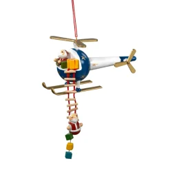 Käthes Original Christbaumschmuck Holz-Hubschrauber