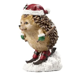 Standfiguren-Igel mit Ski