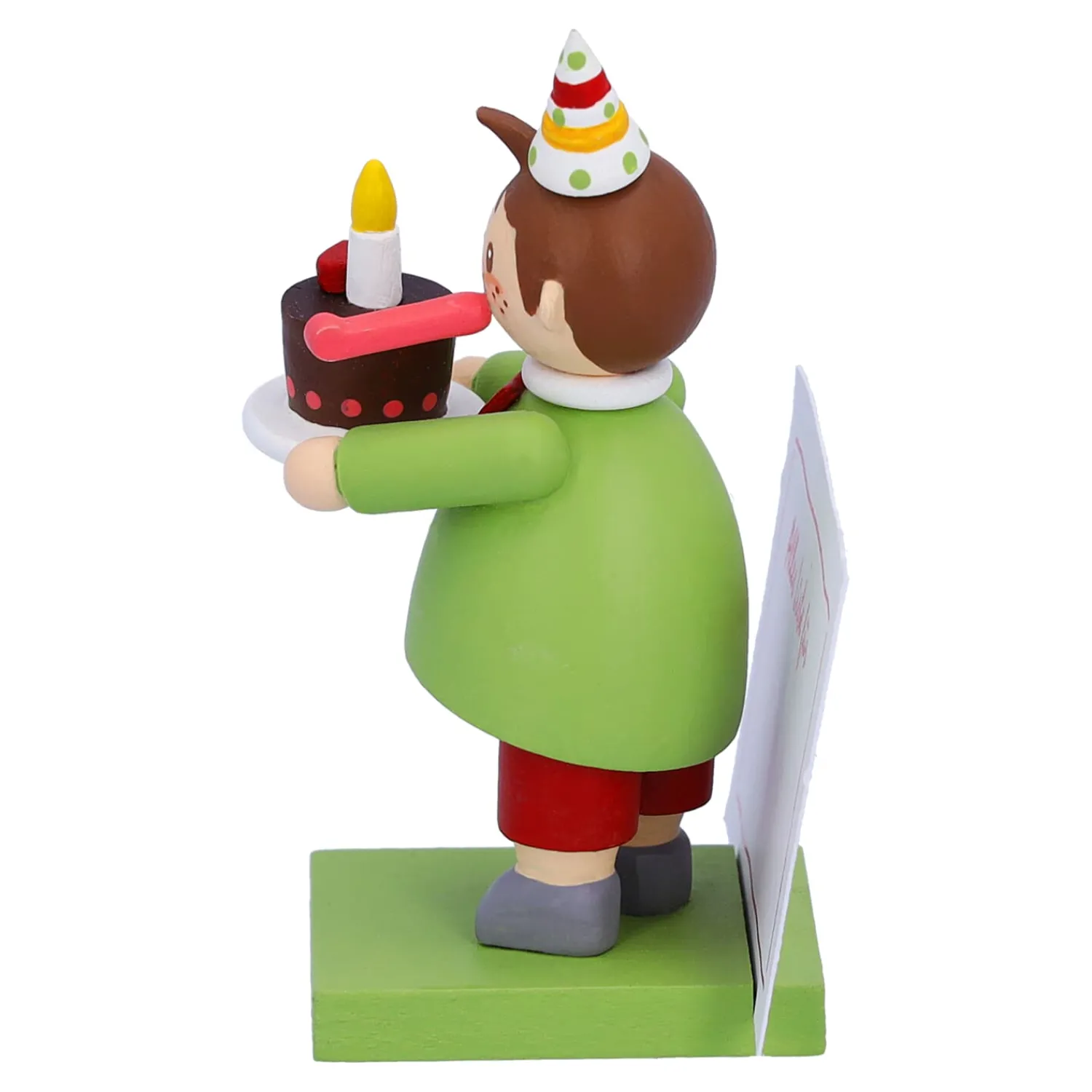 Käthes Original Käthes Original Figuren-Junge mit Torte "Herzlichen Glückwunsch"