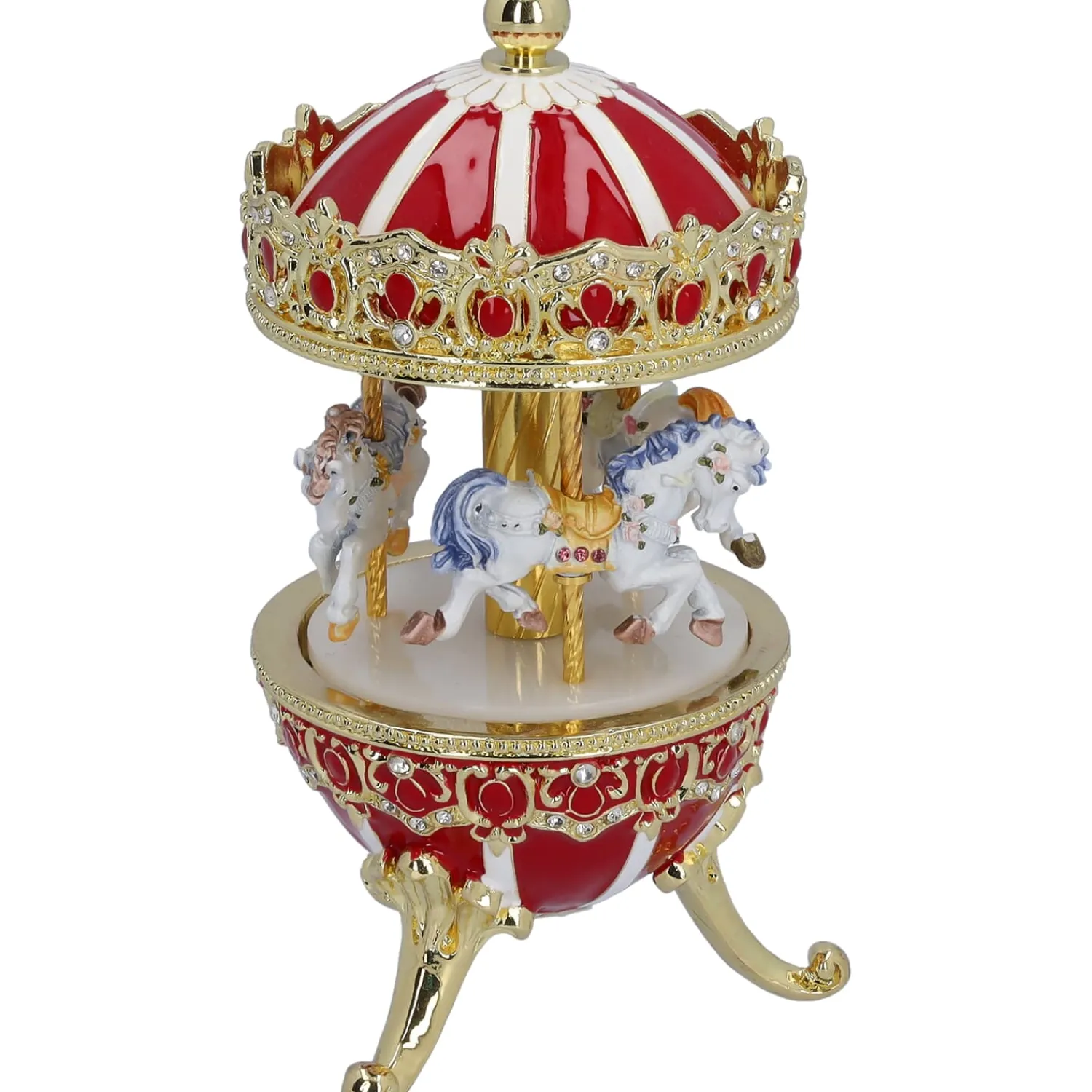 Nostalgische Weihnachtsdeko|Spieluhr Weihnachten-Karussell, Musikdose