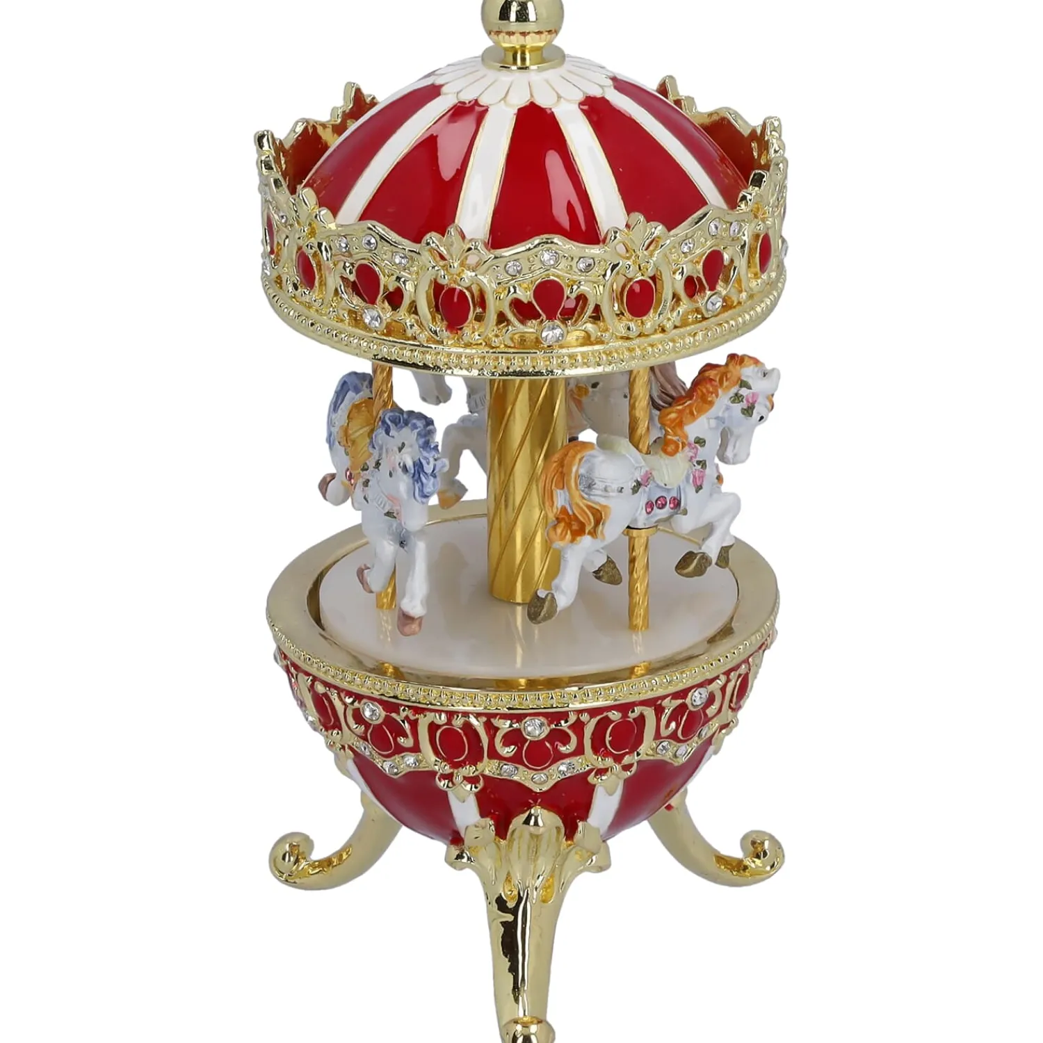 Nostalgische Weihnachtsdeko|Spieluhr Weihnachten-Karussell, Musikdose