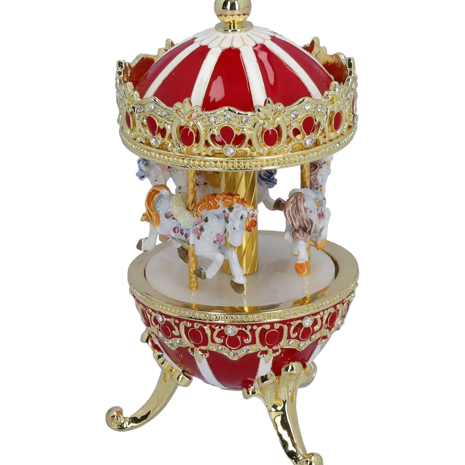 Nostalgische Weihnachtsdeko|Spieluhr Weihnachten-Karussell, Musikdose