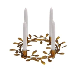 Kerzen & Teelichthalter|Adventsdeko & Kalender-Kerzenhalter Adventskranz - Blätter