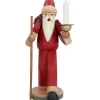 Käthes Original Kerzen & Teelichthalter|Räuchermänner-Kerzenhalter "Weihnachtsmann", Räuchermännchen