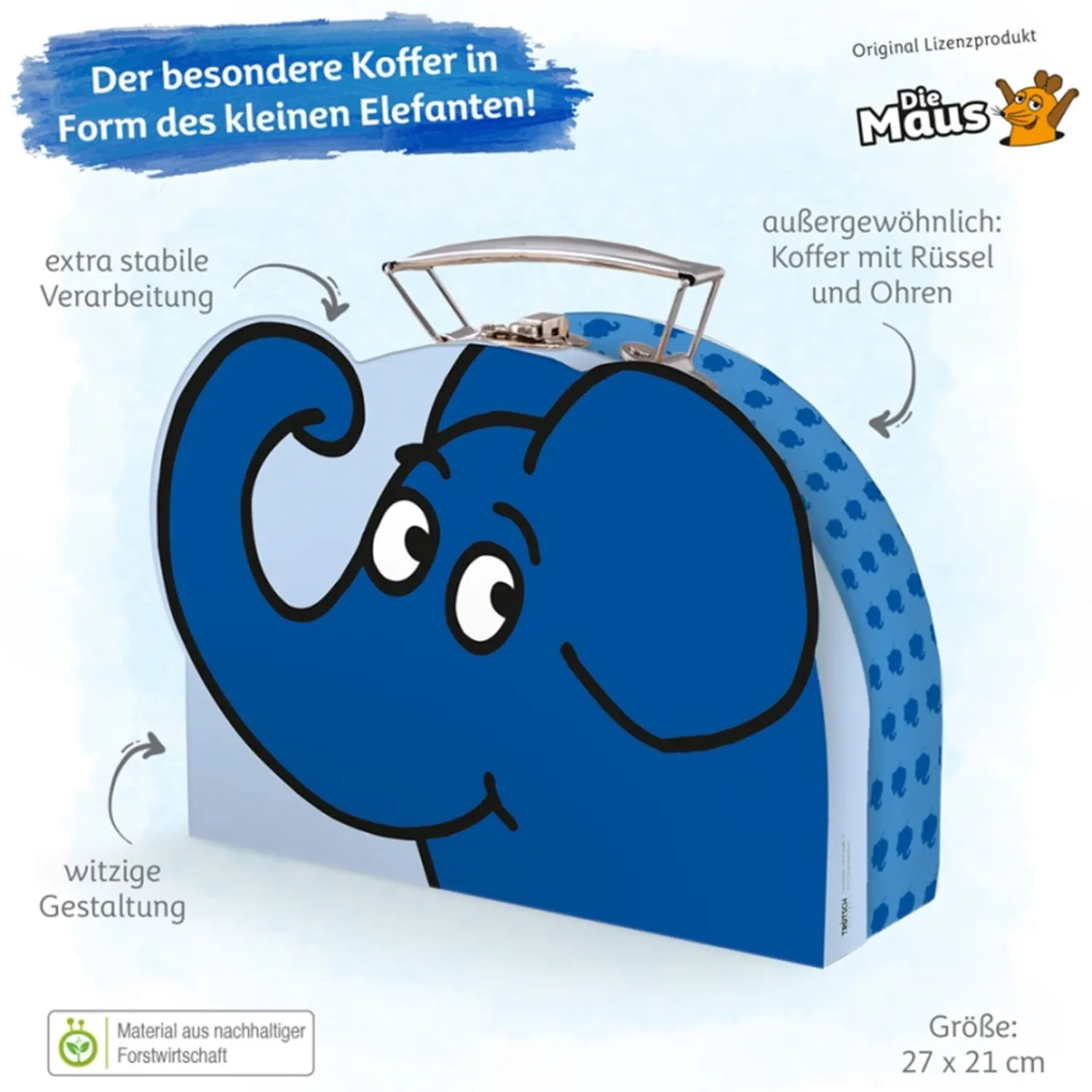 Trötsch Verlag Spielzeug|Die Maus-Kinderkoffer "Der Elefant"
