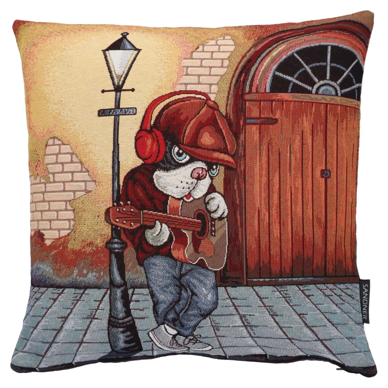 Sandner Wohndeko-Kissenhülle "Musiker"