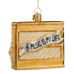 Poesie in Glas Weihnachtskugeln Aus Glas-Klavier