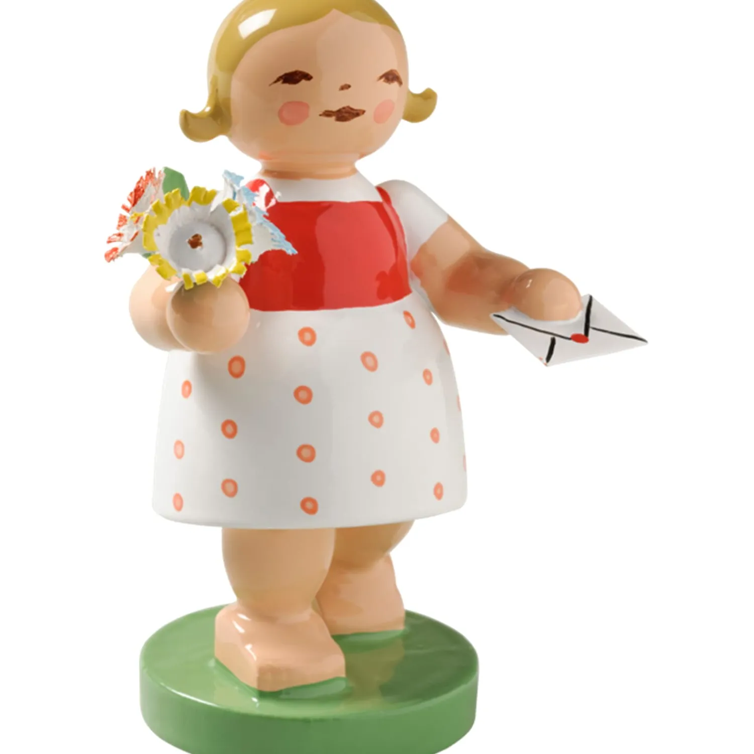 WENDT & KÜHN Wendt & Kühn Kollektion-Kleine Gratulantin mit Brief und Blume