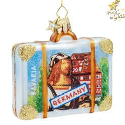 Poesie in Glas Bayern Motive|Weihnachtskugeln Aus Glas-Koffer Nürnberg