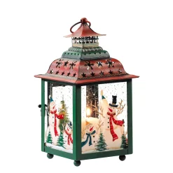 Laternen Weihnachten-Laterne "Schneevergnügen"