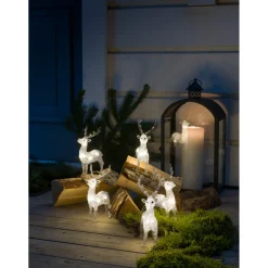 KONSTSMIDE Beleuchtung Außenbereich-LED Acryl Rentiere