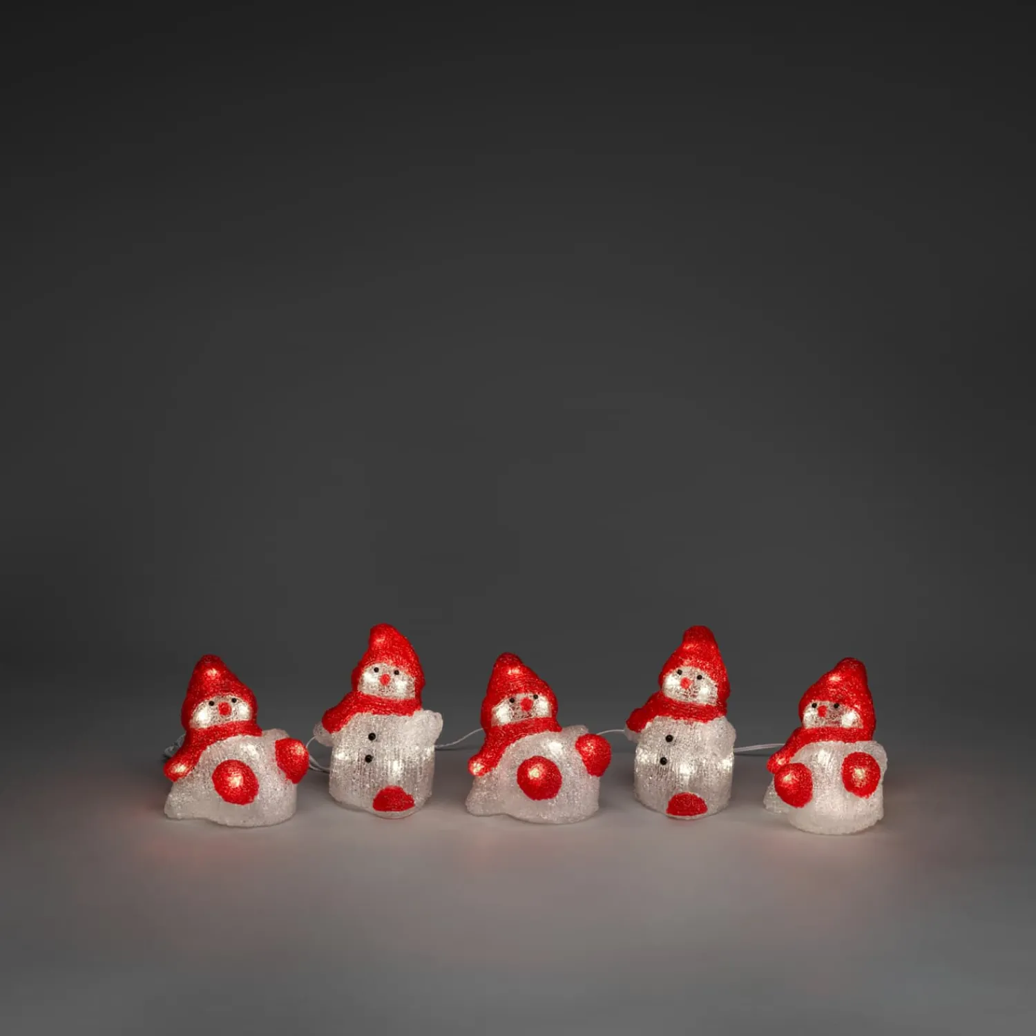 KONSTSMIDE Beleuchtung Außenbereich-LED Acryl Schneemänner