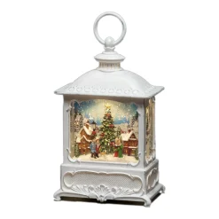 KONSTSMIDE Laternen Weihnachten-LED Schneelaterne "Weihnachtsmarkt", 25 cm