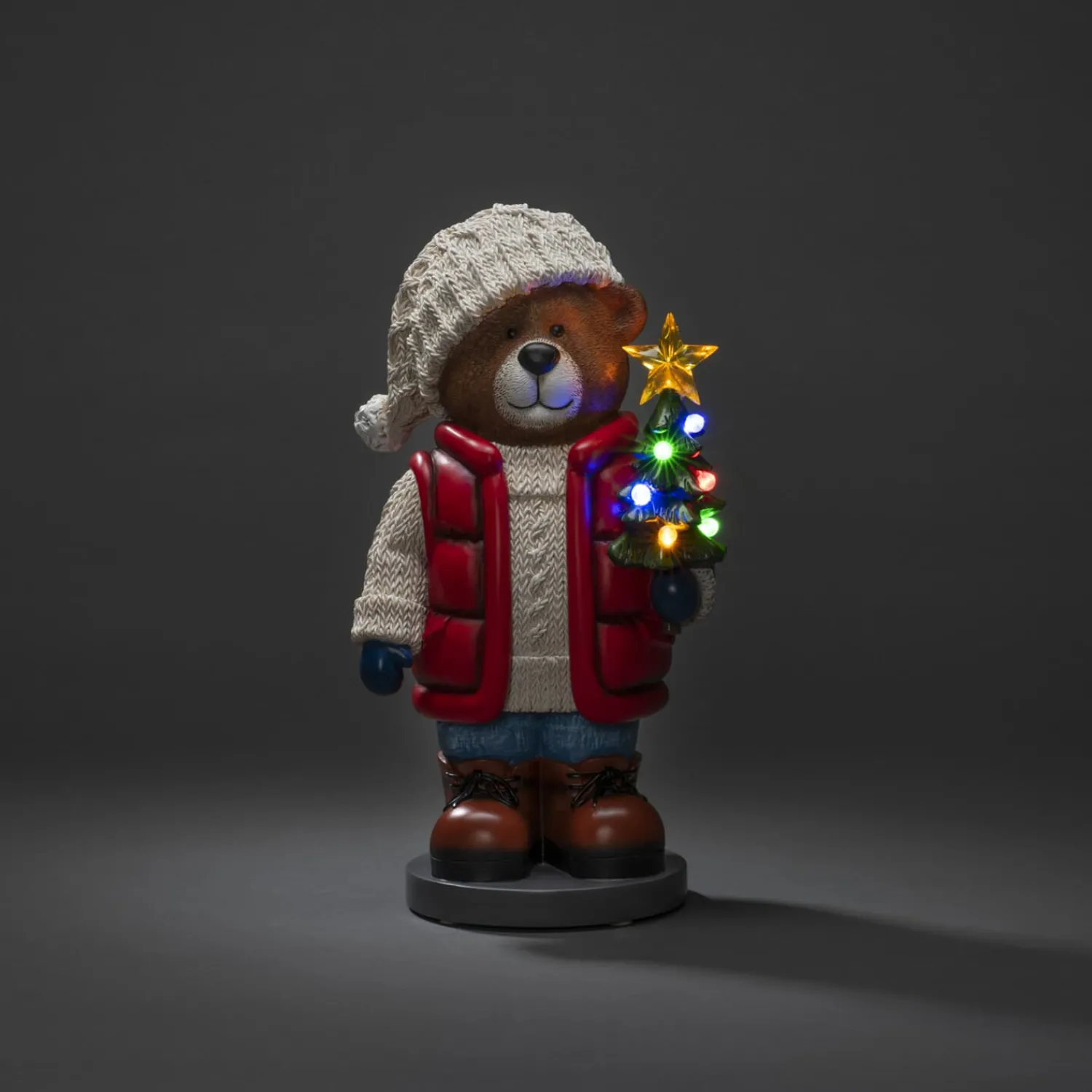 KONSTSMIDE Standfiguren-LED Teddybär