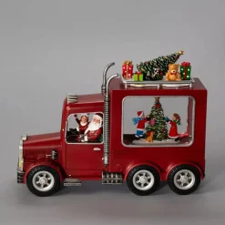 KONSTSMIDE Laternen Weihnachten-LED-Schneelaterne "Weihnachtstruck"