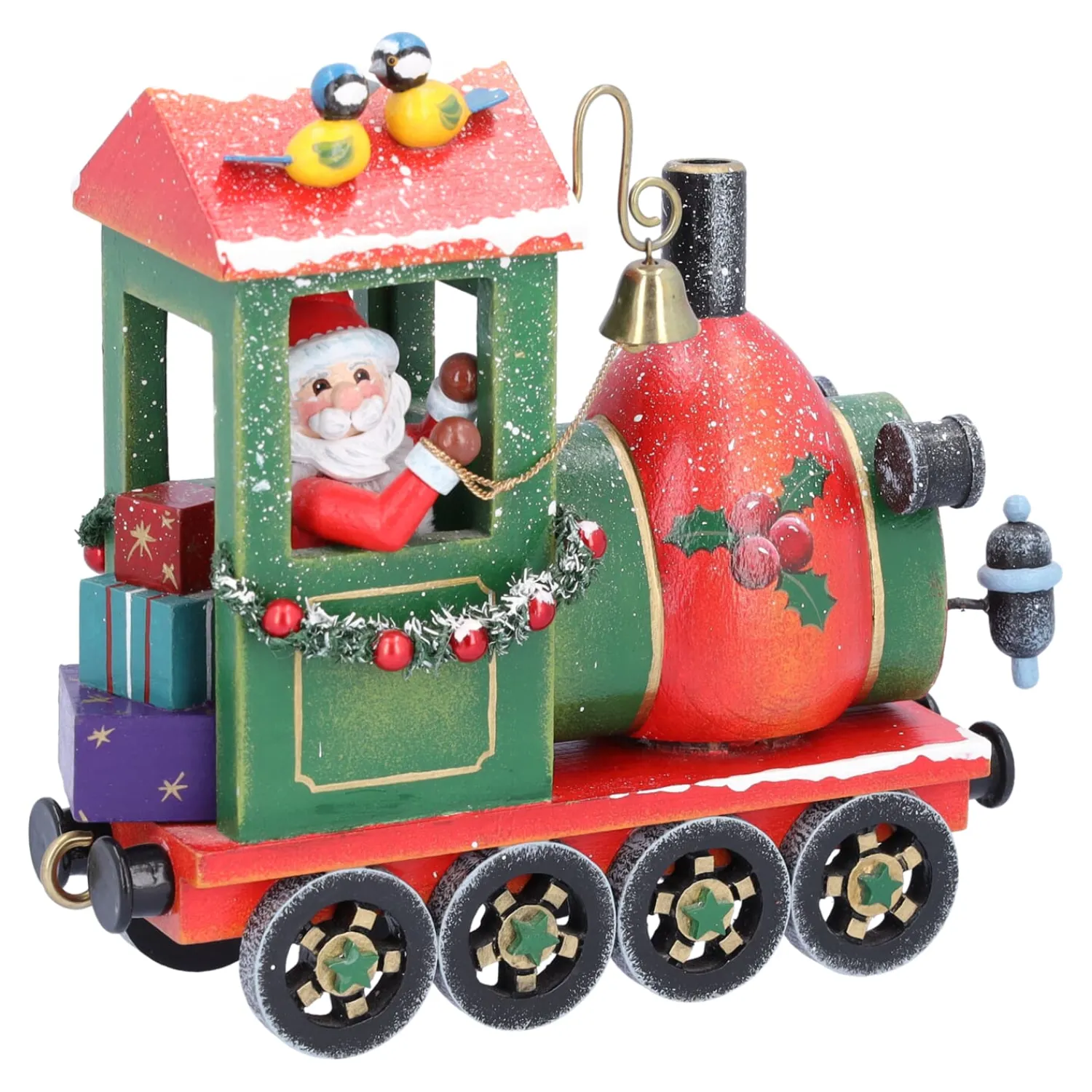 Käthes Original Räuchermänner-Lokomotive mit Weihnachtsmann, Duftl