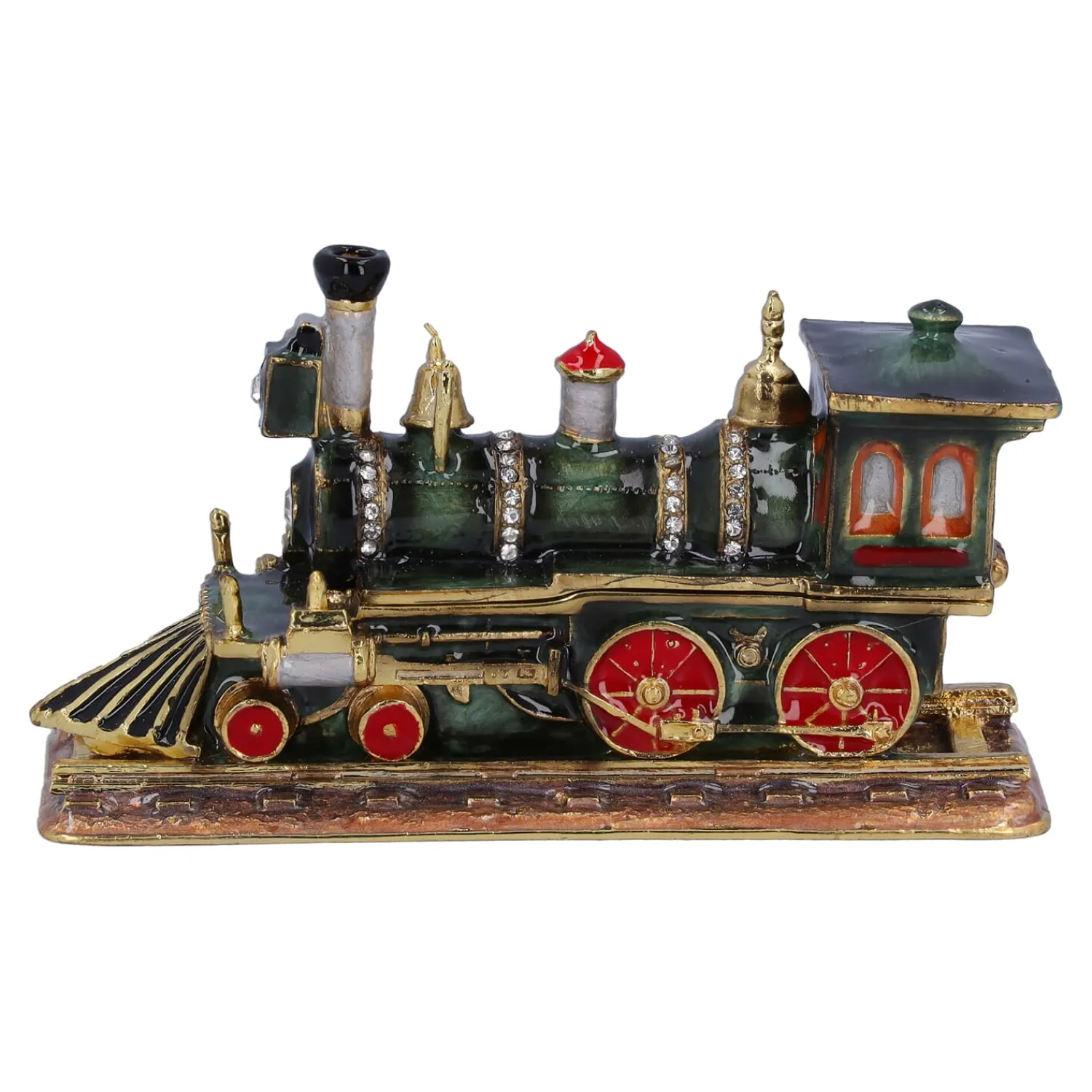 Nostalgische Weihnachtsdeko|Wohndeko-Lokomotive, Schatulle