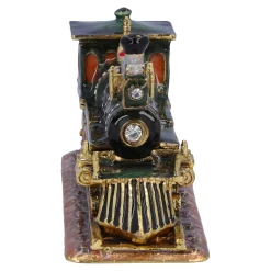 Nostalgische Weihnachtsdeko|Wohndeko-Lokomotive, Schatulle