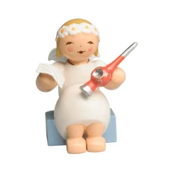 WENDT & KÜHN Wendt & Kühn Kollektion-Margeritenengel mit Christbaumspitze, sitzend