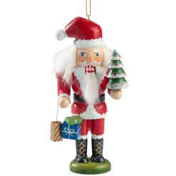 Käthes Original Nussknacker Figuren-Miniknackl "Weihnachtsmann", 9,5 cm