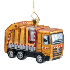 Poesie in Glas Weihnachtskugeln Aus Glas-Müllfahrzeug, Glas-Baumbehang