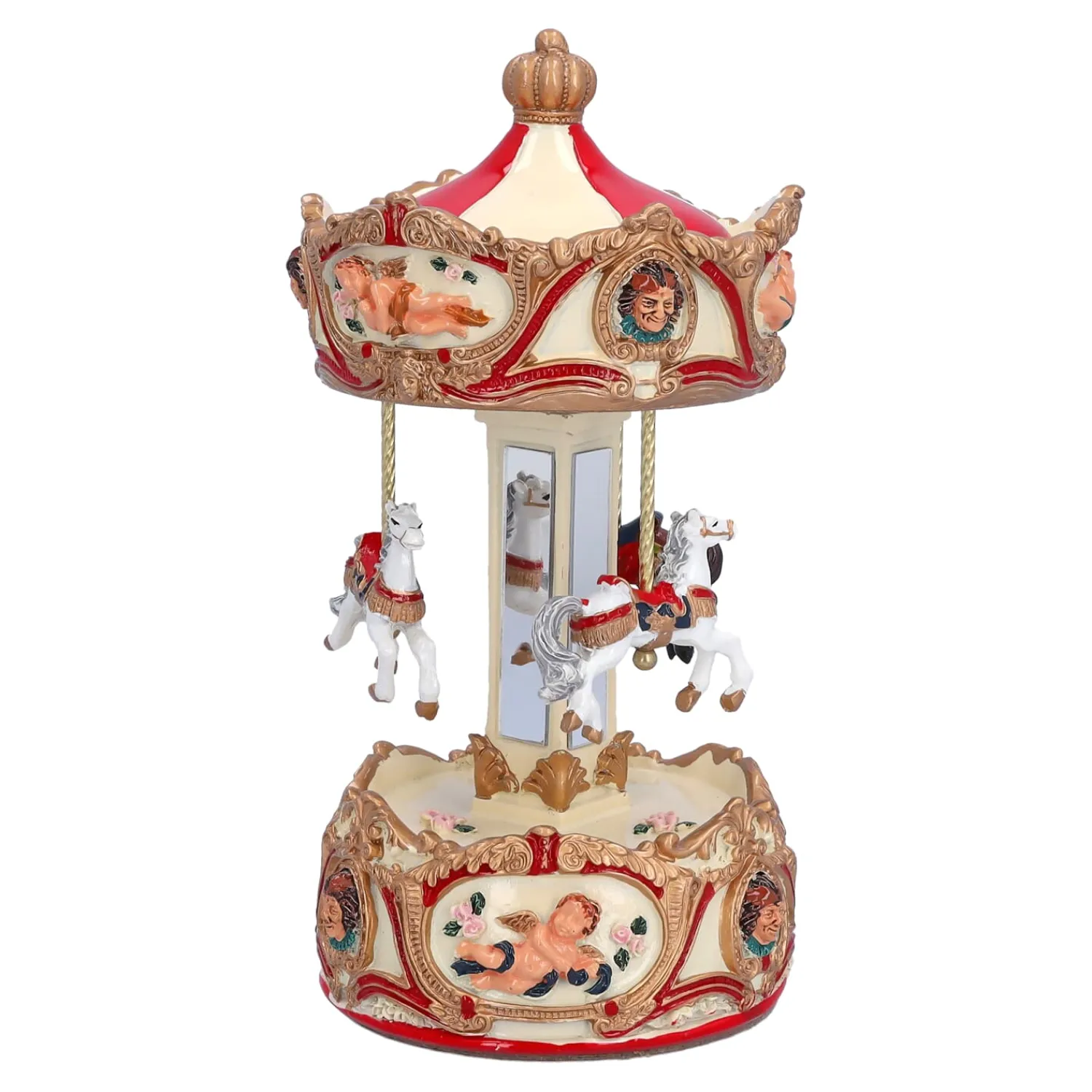 Spieluhr Weihnachten-Nostalgisches Karussell, Musikdose