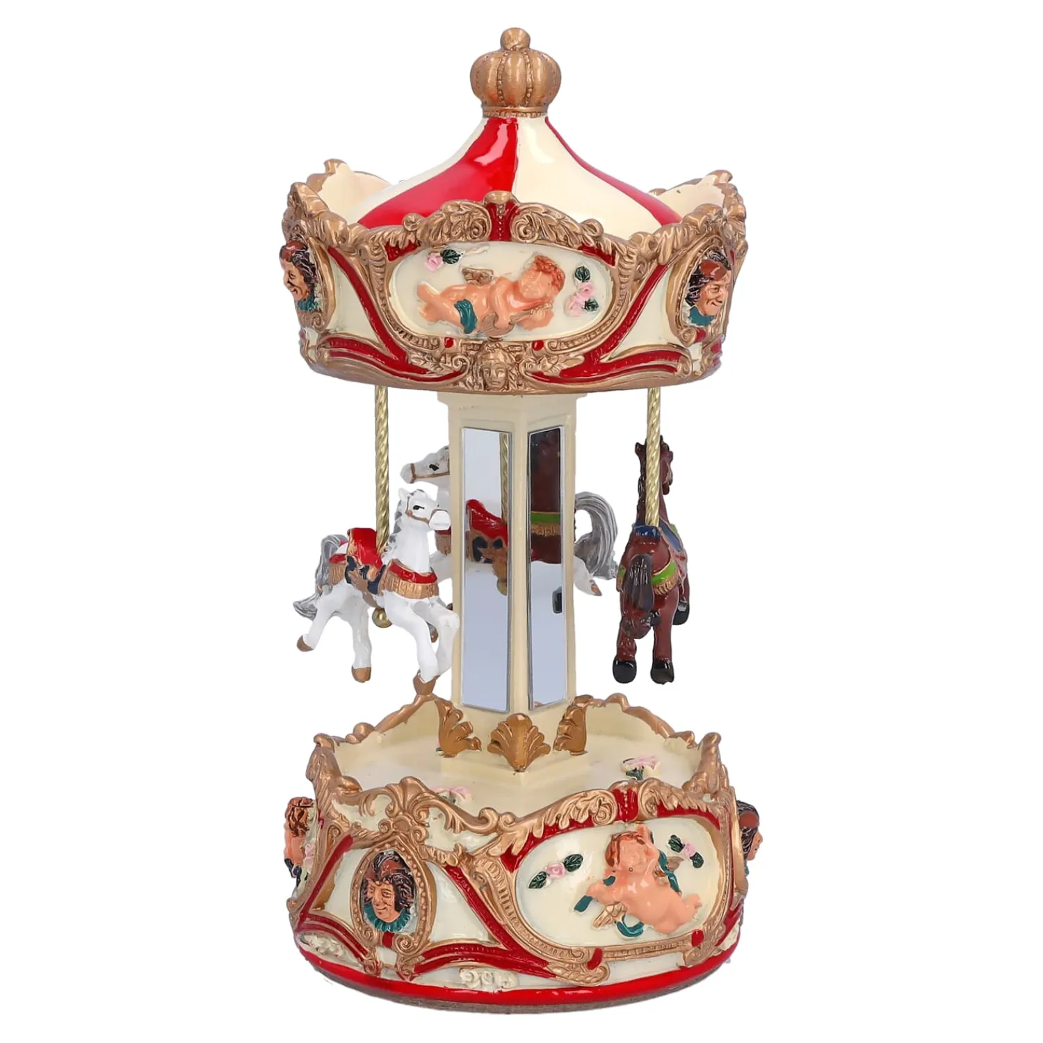 Spieluhr Weihnachten-Nostalgisches Karussell, Musikdose