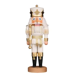 Christian ULBRICHT Nussknacker Figuren-Nußknacker "Prinz", weiß/gold, 39,5 cm