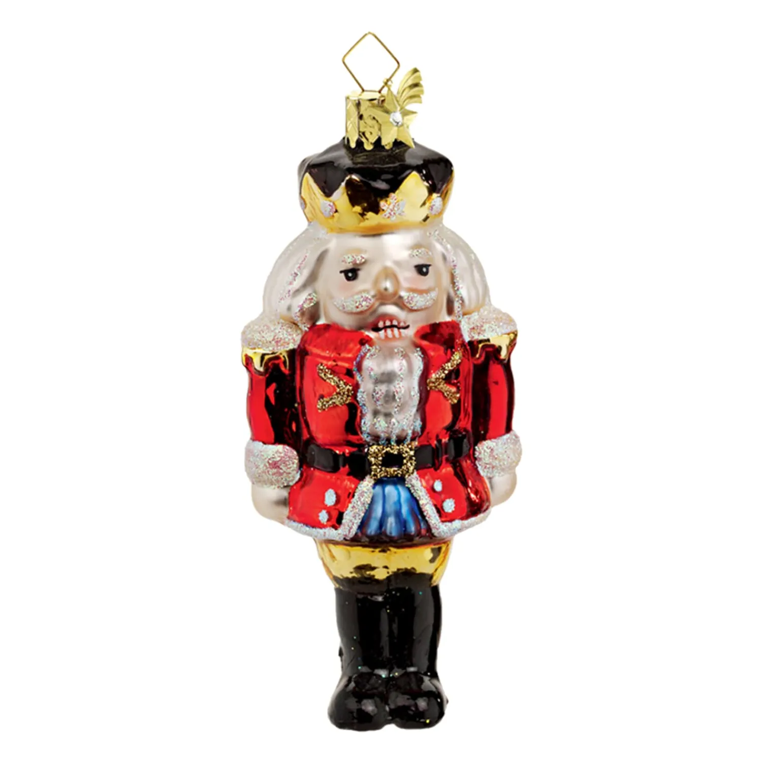 Poesie in Glas Weihnachtskugeln Aus Glas-Nussknacker König