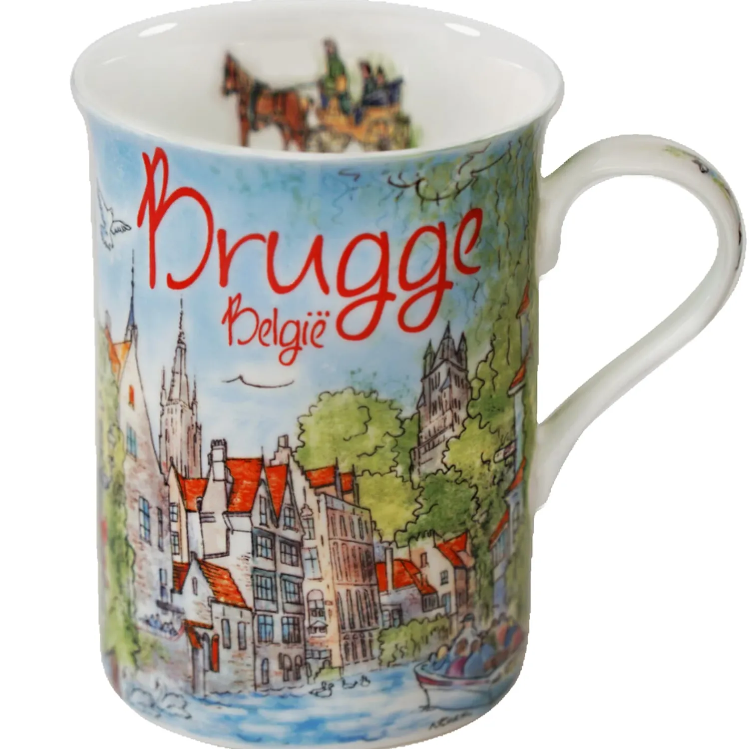 Tischdeko-Porzellan-Tasse "Brügge"