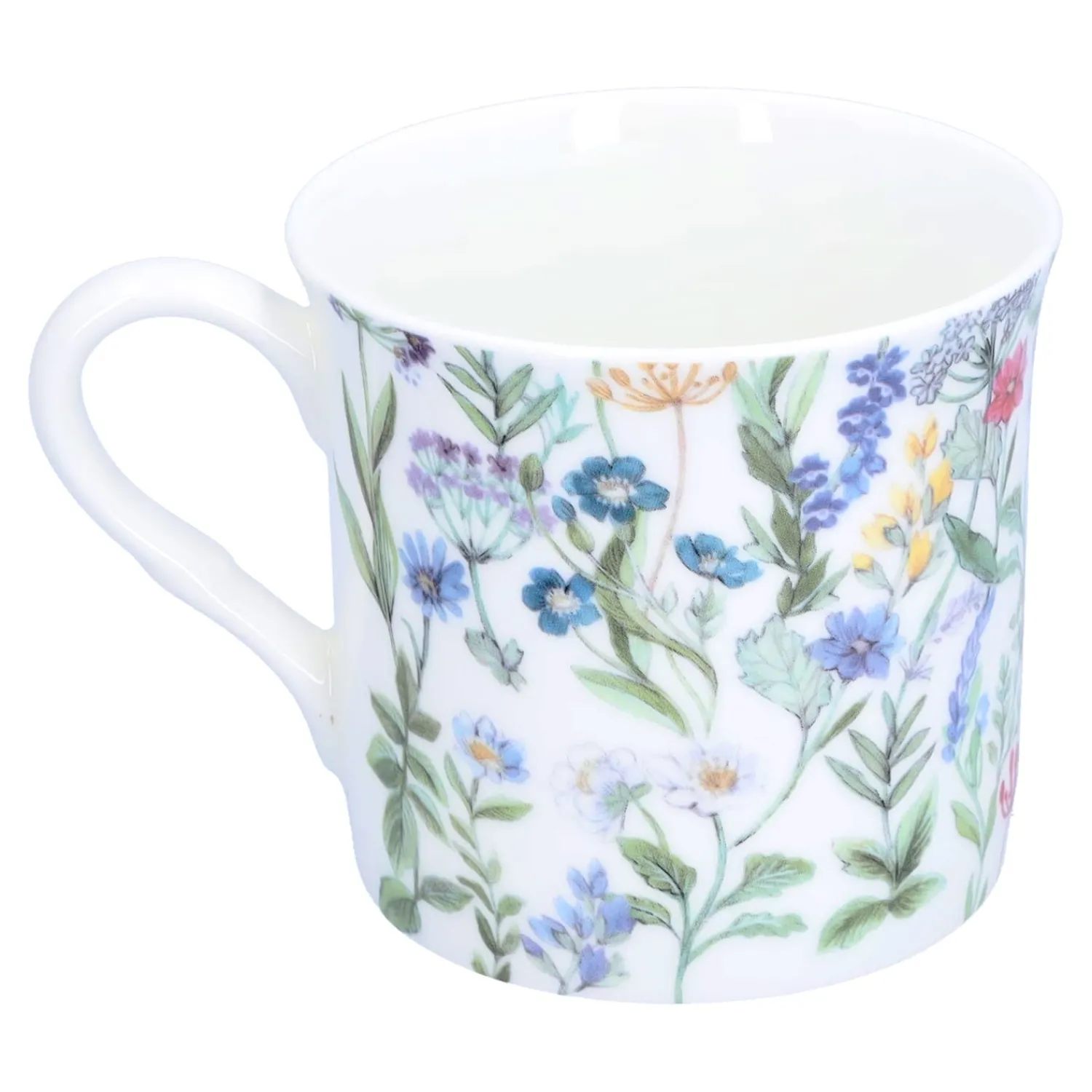 Tischdeko-Porzellan-Tasse "Wildblumen"