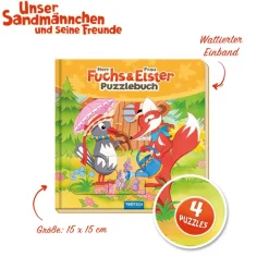 Trötsch Verlag Spielzeug|Unser Sandmännchen Und Seine Freunde-Puzzlebuch "Herr Fuchs und Frau Elster"
