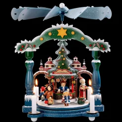 Käthes Original Käthes Original Figuren|Weihnachtspyramiden-Pyramide "Christkindlmarkt"