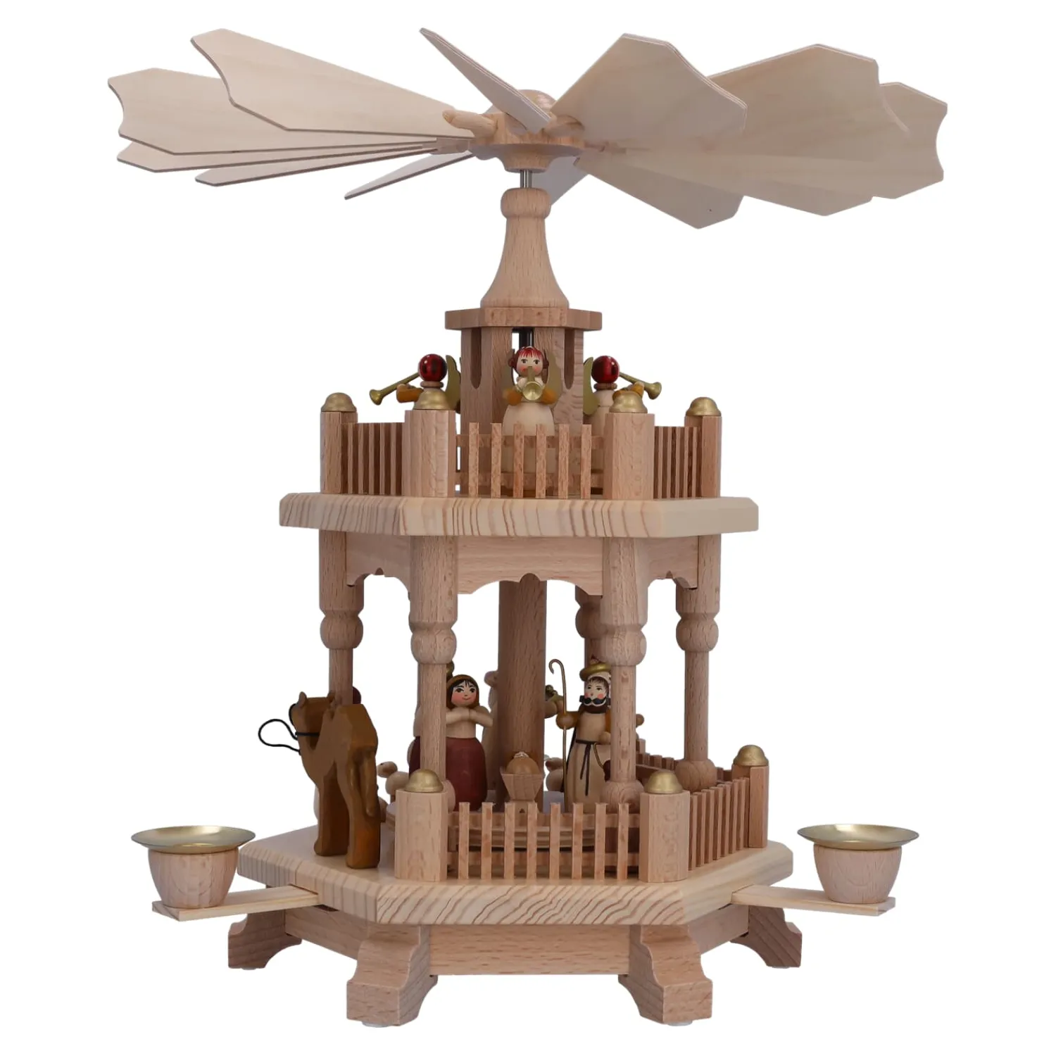 Käthes Original Weihnachtspyramiden-Pyramide "Fanfarenklänge"