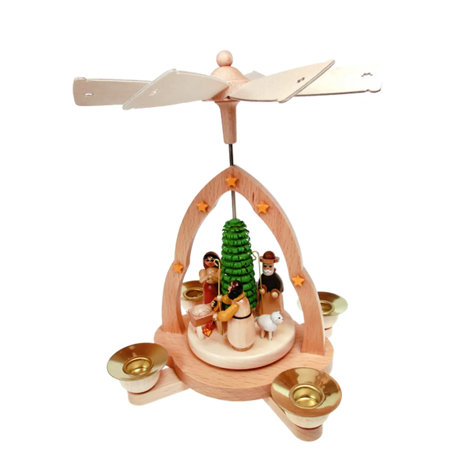 Käthes Original Weihnachtspyramiden-Pyramide "Heilige Familie"