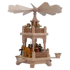 Käthes Original Weihnachtspyramiden-Pyramide "Himmlische Fanfaren"