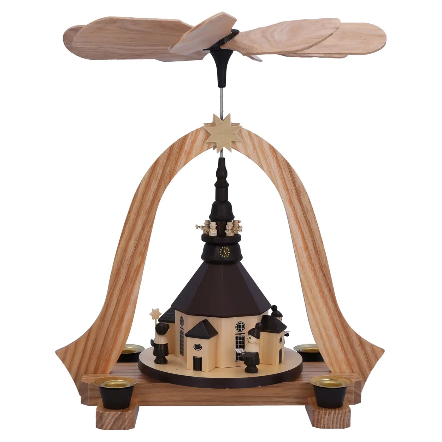 Weihnachtspyramiden-Pyramide "Seiffener Kirche"