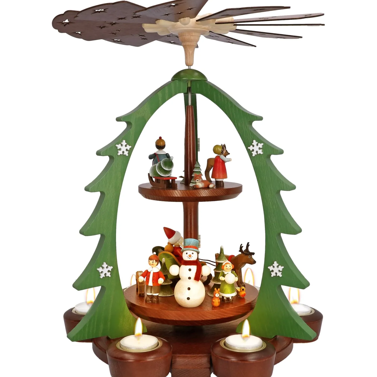 Käthes Original Weihnachtspyramiden-Pyramide "Weihnachtstag"