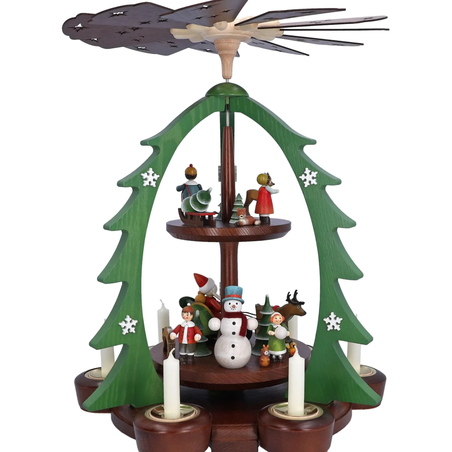 Käthes Original Weihnachtspyramiden-Pyramide "Weihnachtstag"