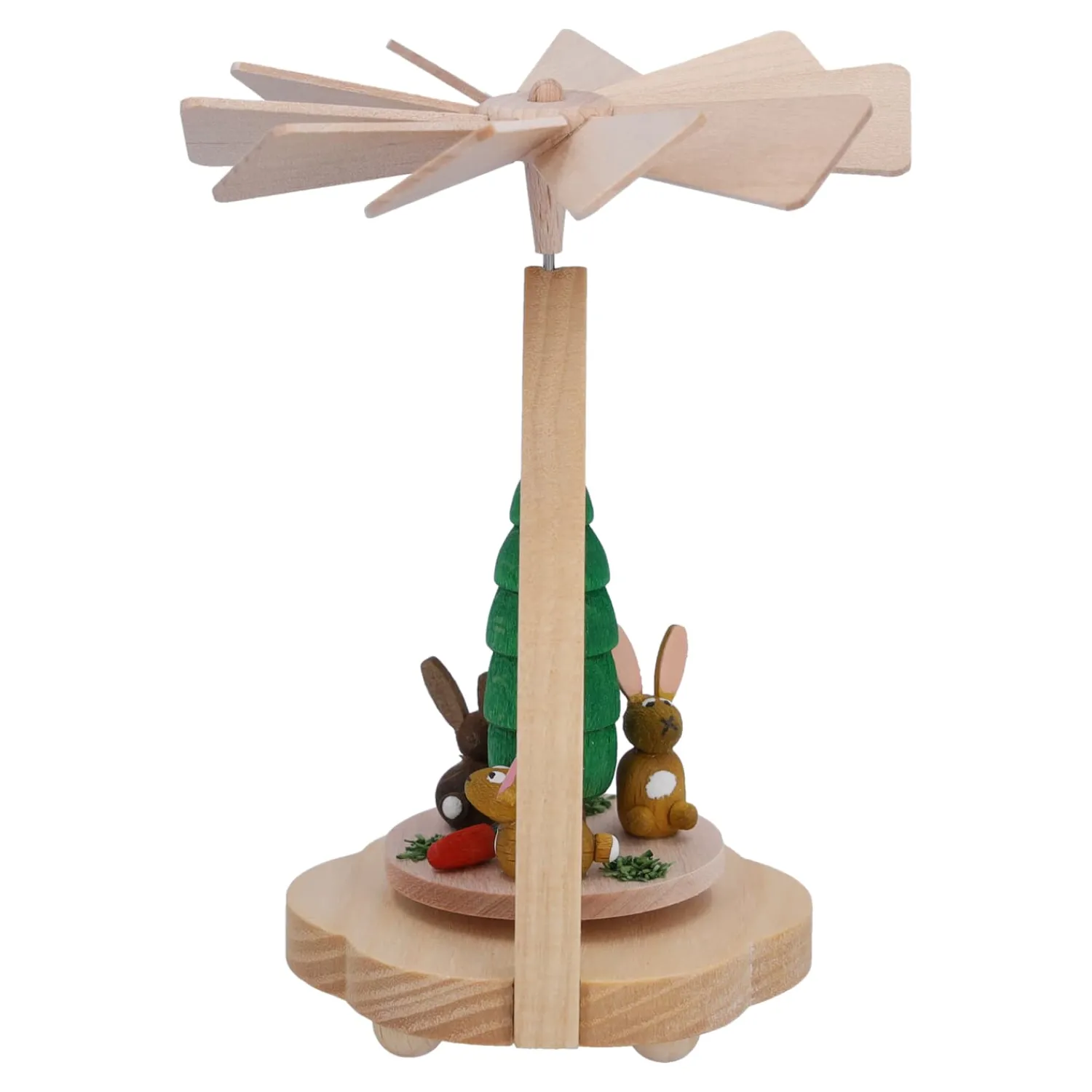 Richard Glässer Weihnachtspyramiden-Pyramiden Wärmespiel "Hasen"