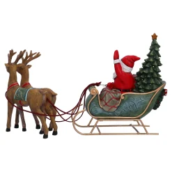 Standfiguren-Rentierschlitten