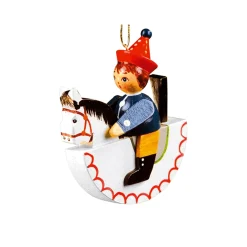 Käthes Original Christbaumschmuck Holz-Schaukelpferd