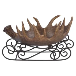 Standfiguren-Schlitten Geweih