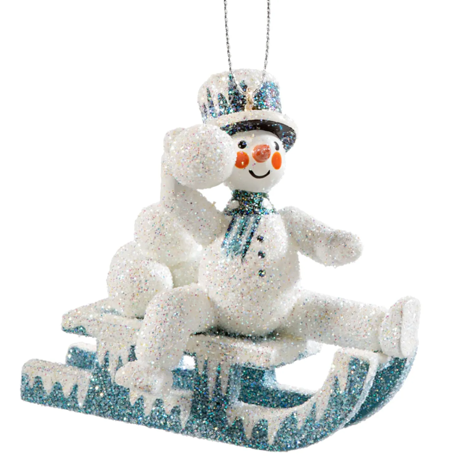 Käthes Original Christbaumschmuck Holz-Schlittenfahrt