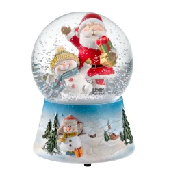 Schneekugeln Weihnachten|Spieluhr Weihnachten-Schneekugel "Fröhliche Weihnachten"