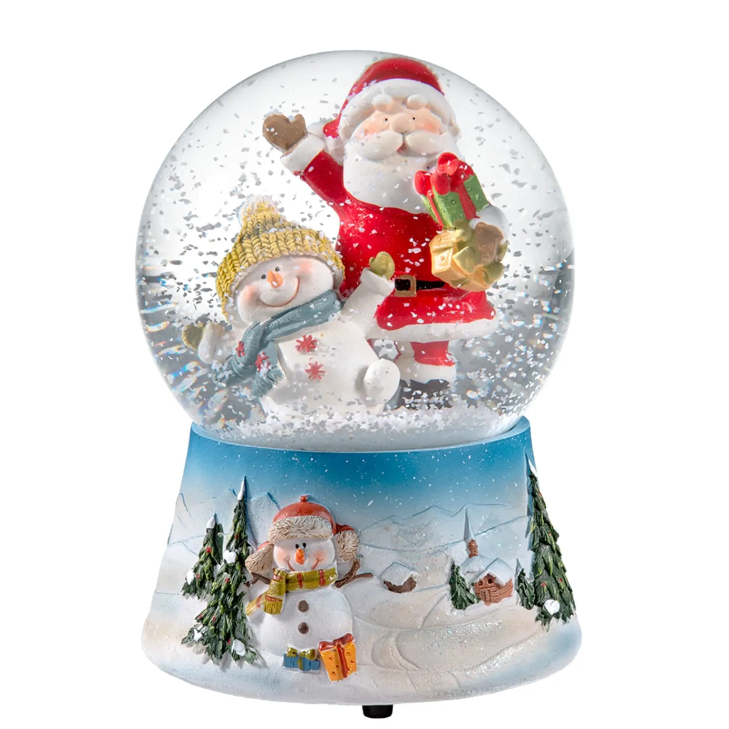 Schneekugeln Weihnachten|Spieluhr Weihnachten-Schneekugel "Fröhliche Weihnachten"